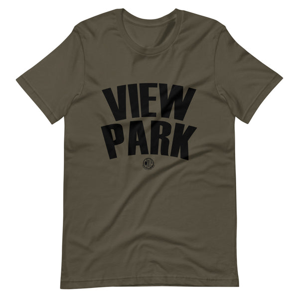 View Park Black Print T-Shirt