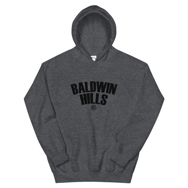 Baldwin Hills Black Print Hoodie