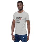 Crenshaw District Metro Black Print T Shirt