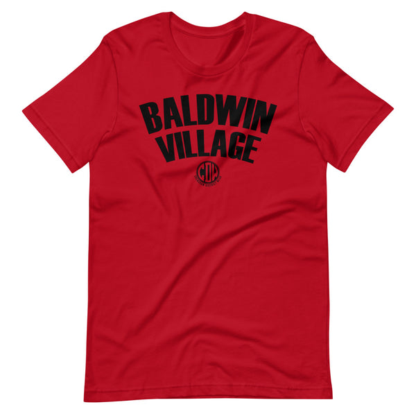 Baldwin Village Black Print Unisex T-Shirt