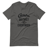 Crenshaw District Blk Logo -VS- Everybody Short-Sleeve Unisex T-Shirt
