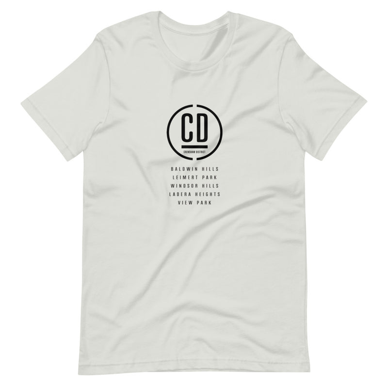 CD Circle Logo Black Print T-Shirt