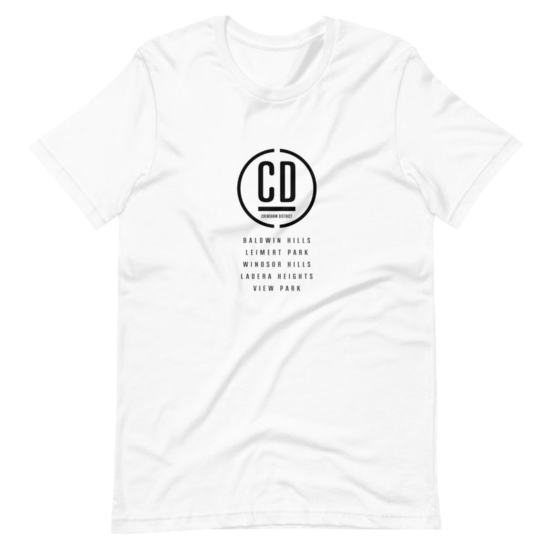 CD Circle Logo Black Print T-Shirt