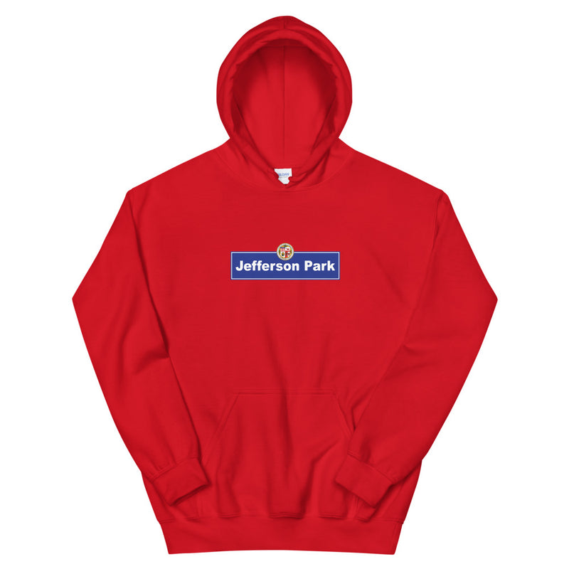 Jefferson Park Street Sign Hoodie