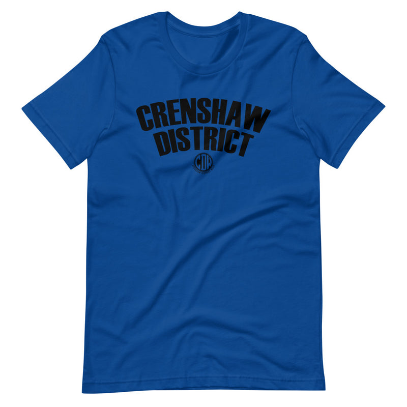 Crenshaw District Black Print Unisex T-Shirt