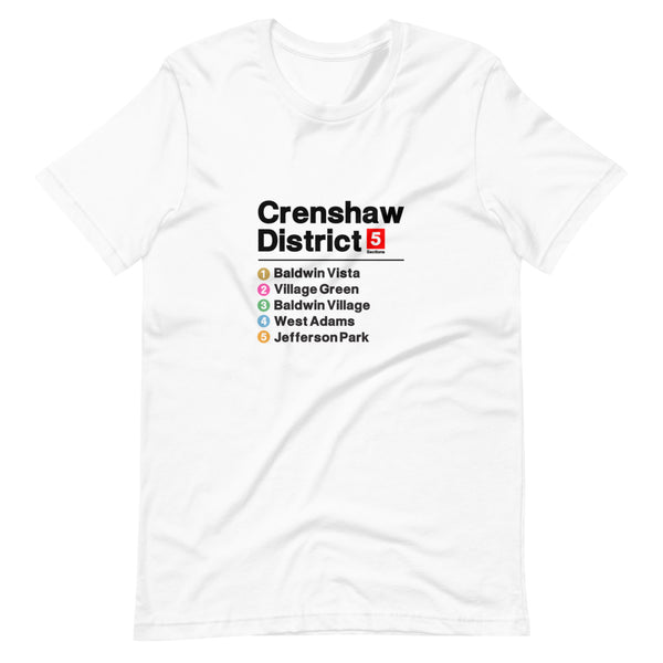Crenshaw Metro 3 T-Shirt White
