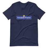 Crenshaw District Street Sign T-Shirt