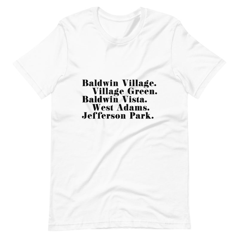 5 Sections Black Logo T-Shirt