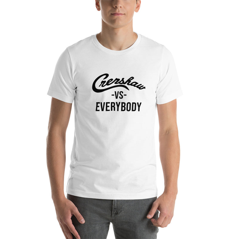 Crenshaw -VS- Everybody Blk Logo Unisex T-Shirt